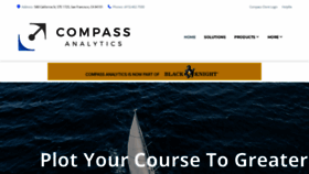 What Compass-analytics.com website looked like in 2019 (4 years ago)