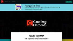 What Codingelements.com website looked like in 2019 (4 years ago)
