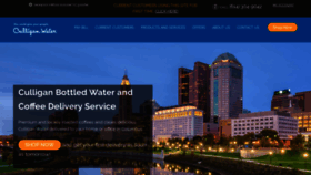 What Culliganbottledwatercolumbus.com website looked like in 2019 (4 years ago)