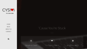 What Causeyourestuck.io website looked like in 2019 (4 years ago)