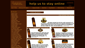 What Cigars-review.org website looked like in 2019 (4 years ago)