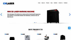 What Cklasermachine.com website looked like in 2019 (4 years ago)