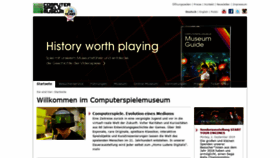 What Computerspielemuseum.de website looked like in 2019 (4 years ago)