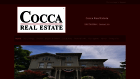 What Coccarealestate.com website looked like in 2019 (4 years ago)