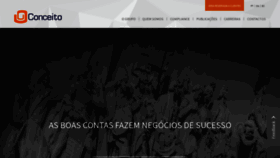 What Conceito.pt website looked like in 2019 (4 years ago)