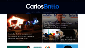 What Carlosbritto.com website looked like in 2019 (4 years ago)