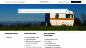What Caravan-info.nl website looked like in 2019 (4 years ago)