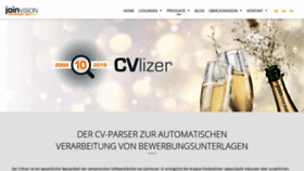 What Cvlizer.de website looked like in 2019 (4 years ago)