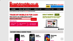 What Cash4mobile.co.uk website looked like in 2019 (4 years ago)