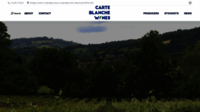 What Carteblanchewines.com website looked like in 2019 (4 years ago)