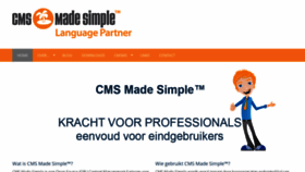 What Cmsmadesimple.nl website looked like in 2019 (4 years ago)