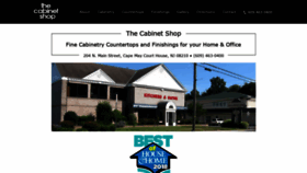 What Cabinetshopnj.com website looked like in 2019 (4 years ago)