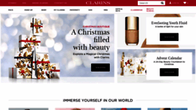 What Clarins.me website looked like in 2019 (4 years ago)