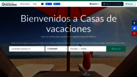 What Casasdevacaciones.com.mx website looked like in 2019 (4 years ago)