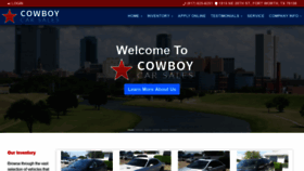 What Cowboycarsales.net website looked like in 2019 (4 years ago)