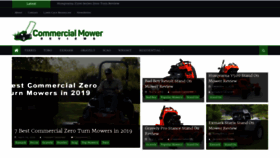 What Commercialmowerreviews.com website looked like in 2019 (4 years ago)
