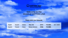 What Cottonusa.org website looked like in 2019 (6 years ago)