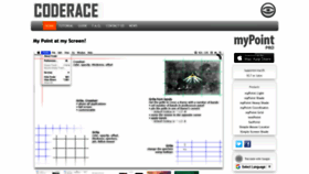 What Coderace.net website looked like in 2019 (4 years ago)
