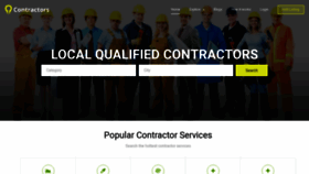 What Contractors.bio website looked like in 2019 (4 years ago)