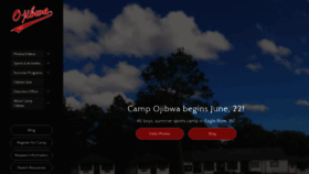 What Campojibwa.com website looked like in 2019 (4 years ago)