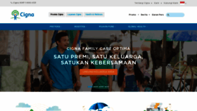 What Cigna.co.id website looked like in 2019 (5 years ago)