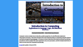 What Computingbook.org website looked like in 2019 (4 years ago)