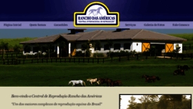 What Centralranchodasamericas.com.br website looked like in 2019 (4 years ago)