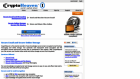 What Cryptoheaven.com website looked like in 2019 (4 years ago)