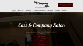 What Cassandcompanysalon.com website looked like in 2019 (4 years ago)