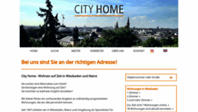 What City-home.de website looked like in 2019 (4 years ago)