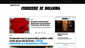 What Corrierebologna.it website looked like in 2019 (4 years ago)