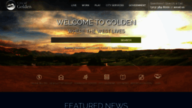 What Cityofgolden.net website looked like in 2019 (4 years ago)