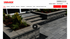 What Contractor.unilock.com website looked like in 2019 (4 years ago)