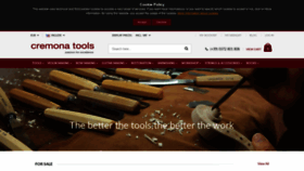 What Cremonatools.com website looked like in 2019 (5 years ago)