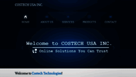 What Costech.com website looked like in 2019 (4 years ago)