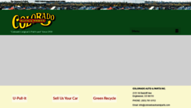 What Coloradoautoandparts.com website looked like in 2019 (4 years ago)