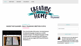 What Creatingmaryshome.com website looked like in 2019 (4 years ago)