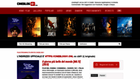What Cineblog01.cafe website looked like in 2019 (4 years ago)