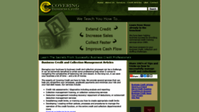 What Coveringcredit.com website looked like in 2019 (4 years ago)
