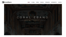 What Coralebano.com.br website looked like in 2019 (4 years ago)