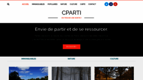 What Cparti.fr website looked like in 2019 (4 years ago)