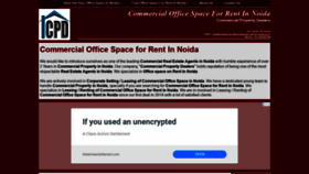 What Commercial-office-space-for-rent-in-noida.co.in website looked like in 2019 (4 years ago)