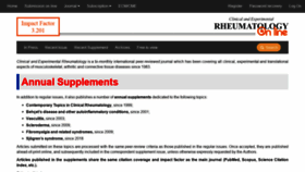 What Clinexprheumatol.org website looked like in 2019 (6 years ago)