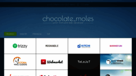 What Chocolatemol.es website looked like in 2019 (4 years ago)