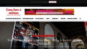 What Cosafareamilano.it website looked like in 2019 (5 years ago)