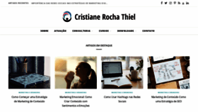 What Cristianethiel.com.br website looked like in 2019 (5 years ago)