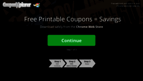 What Couponxplorer.com website looked like in 2019 (4 years ago)