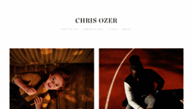 What Chrisozer.com website looked like in 2019 (4 years ago)