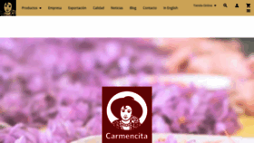 What Carmencita.com website looked like in 2019 (4 years ago)