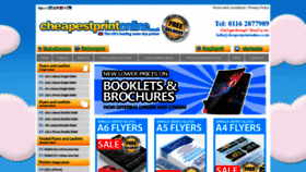 What Cheapestprintonline.co.uk website looked like in 2019 (4 years ago)